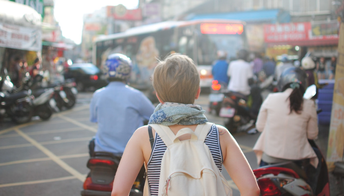 Backpacker holiday