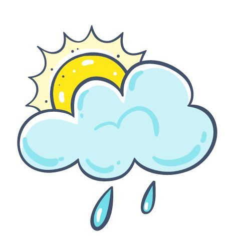 Partly Rain with sun