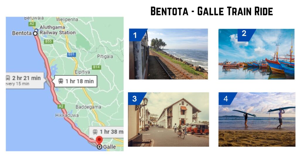 Bentota - Galle Train Ride