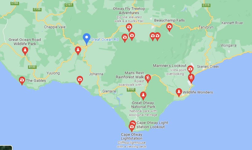 Things to do around great ocean road