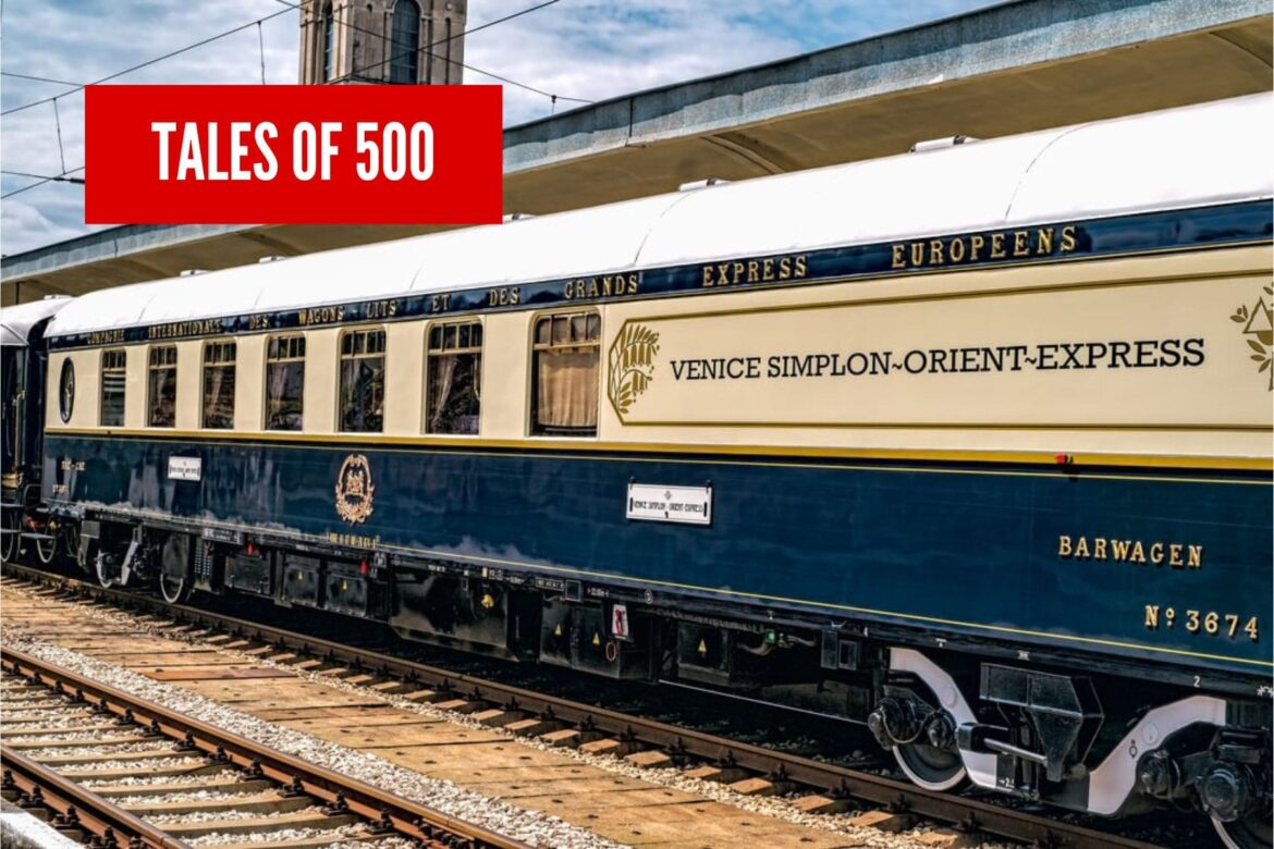egendary Venice Simplon Orient Express is ready to depart from Ruse Railway station.