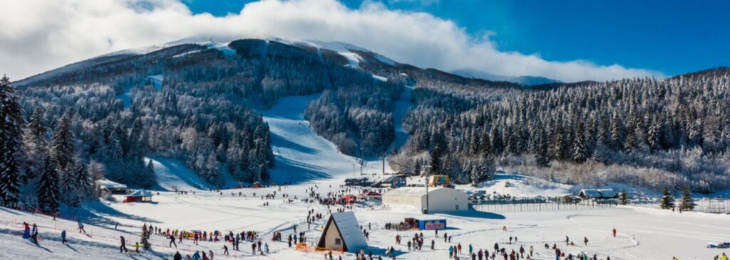 Bjelasnica Mountain in Bosnia and Herzegovina