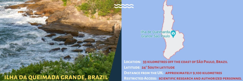 ILHA DA QUEIMADA GRANDE , BRAZIL